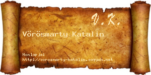 Vörösmarty Katalin névjegykártya